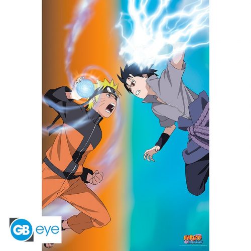 Naruto Shippuden - Naruto vs Sasuke poszter (91.5x61)