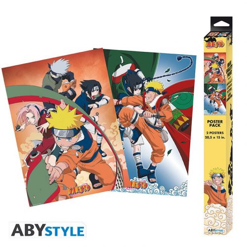 Naruto Shippuden -  Team 7 poszter szett (2x52x38)