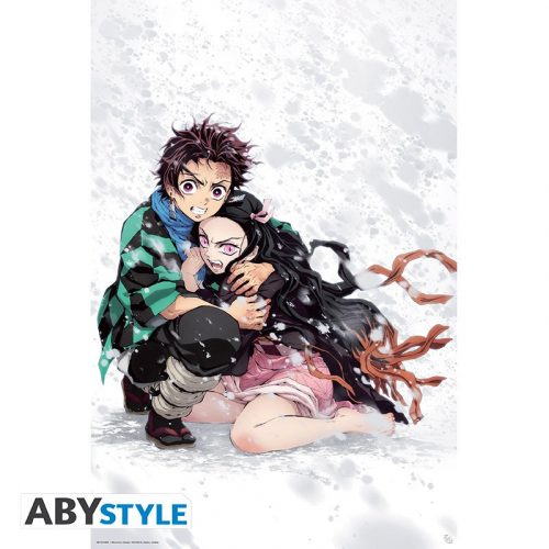 Demon Slayer - Tanjiro & Nezuko Snow poszter (91.5x61cm)