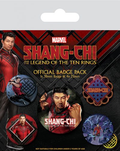 Shang-Chi és a tíz gyűrű legendája kitűző szett