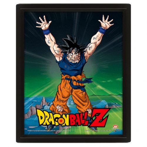 Dragon Ball Z hologramos poszter kerettel