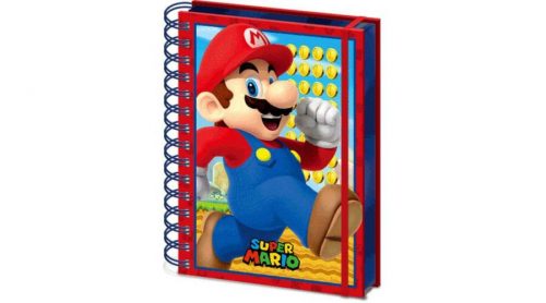 Super Mario A5 Wiro spirál jegyzetfüzet A5