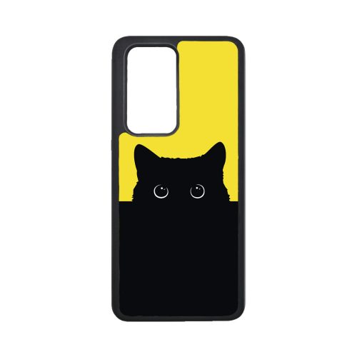 Black and yellow cat - Huawei tok 