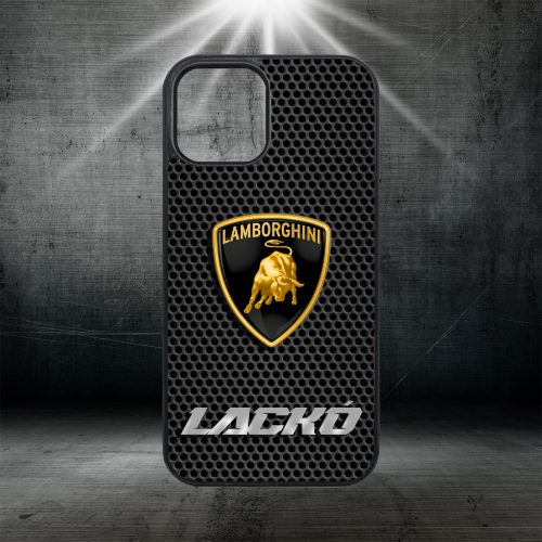 Egyedi nevekkel - Lamborghini logo - iPhone tok 