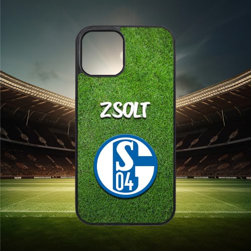 Egyedi nevekkel - Schalke logo - iPhone tok 