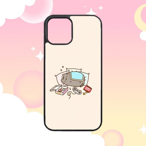 Pusheen - Eat - Game - Sleep - iPhone tok 