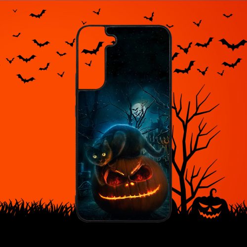 Halloween - Fekete Macska - Samsung tok