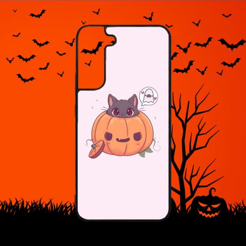 Halloween - Cuki cicás töklámpás - Samsung tok