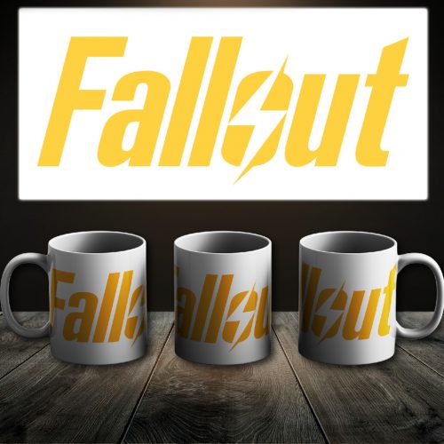 Fallout logó bögre