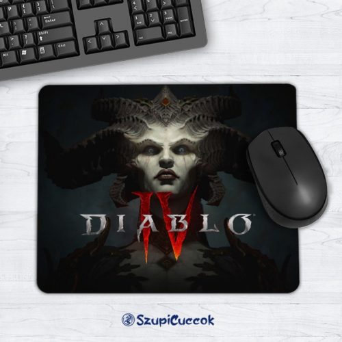 Diablo IV. Lilith portré hajlékony egérpad