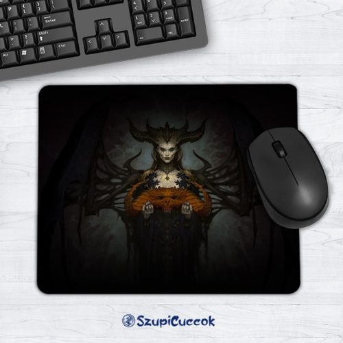 Diablo IV. dark Lilith hajlékony egérpad