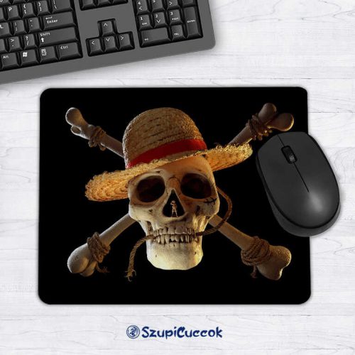 One Piece Skull hajlékony egérpad