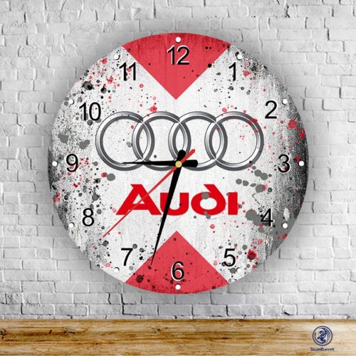 Audi splash üveg falióra