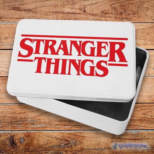 Stranger Things - Logo fém szendvicsdoboz (tároló doboz)