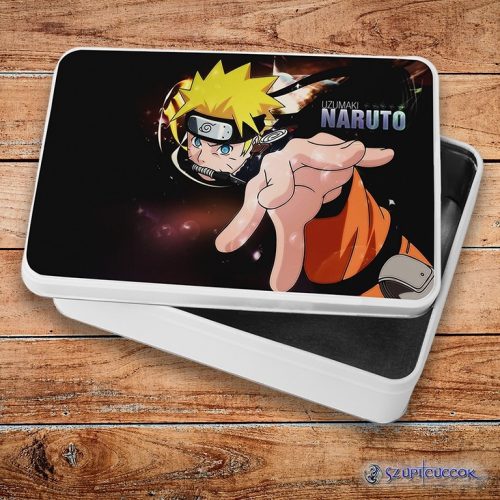 Naruto fém szendvicsdoboz (tároló doboz)