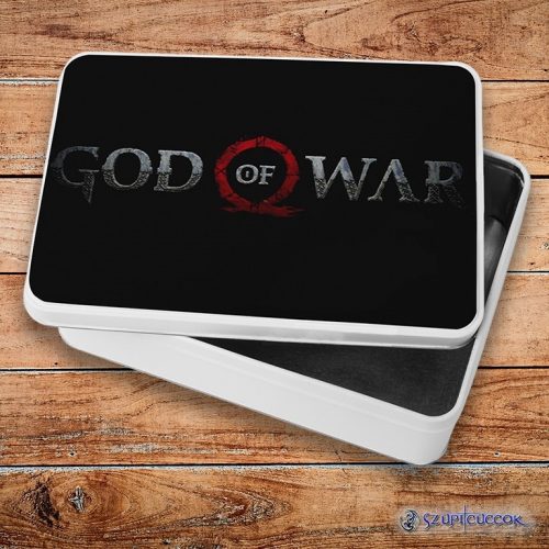 God of War logo fém szendvicsdoboz (tároló doboz)