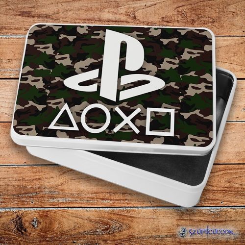 Playstation Military fém szendvicsdoboz (tároló doboz)