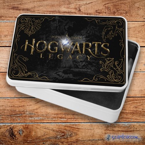 Hogwarts Legacy plate fém szendvicsdoboz (tároló doboz)