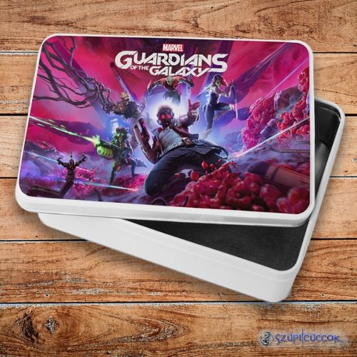 Marvel Guardians of the Galaxy game fém szendvicsdoboz (tároló doboz)