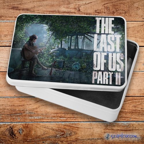 The Last of us  Part II. Ellie gitározik fém szendvicsdoboz (tároló doboz)