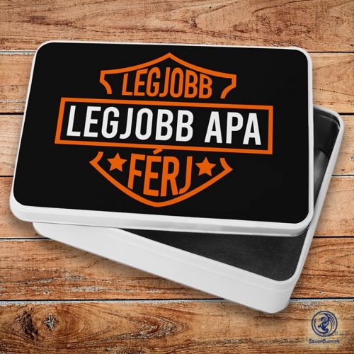 Legjobb Apa és Férj szendvicsdoboz (tároló doboz)